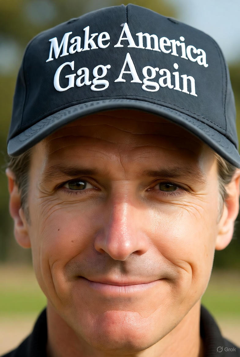 EddieB2Good's tweet photo. @GavinNewsom @SpeakerJohnson @LeaderJohnThune I hear these are on back order. https://t.co/DmKFKnhePn