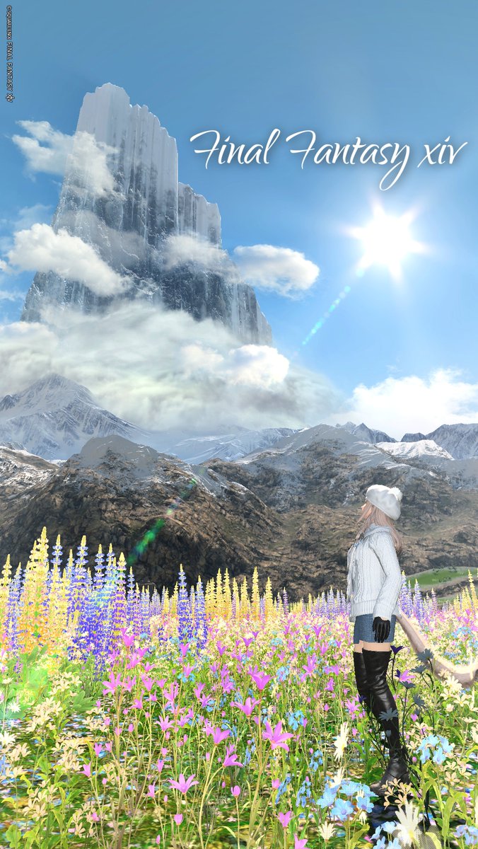 おはよです🐈‍⬛ ͗
友好部族のヨカフイ族をやっていたら見つけたお気に入りの場所🫶
 #FF14  #FF14SS