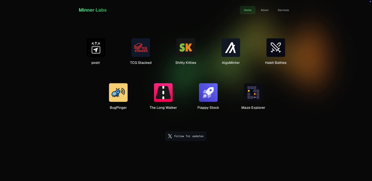 MinnerAlgo's tweet image. redesigned the Minner Labs website. 

nice and simple.