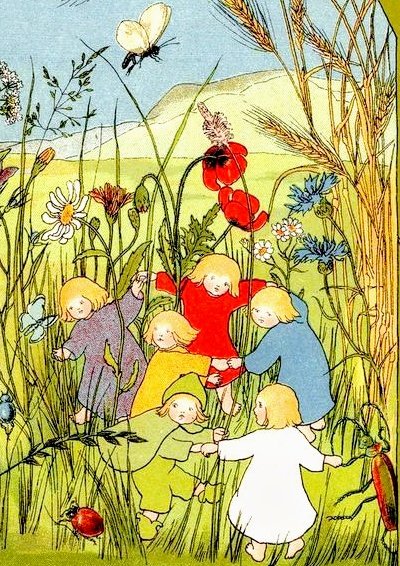 おはようございます。

ジビュレ・フォン・オルファース
Sibylle von Olfers (1881-1916)

『ねっこぼっこ』より