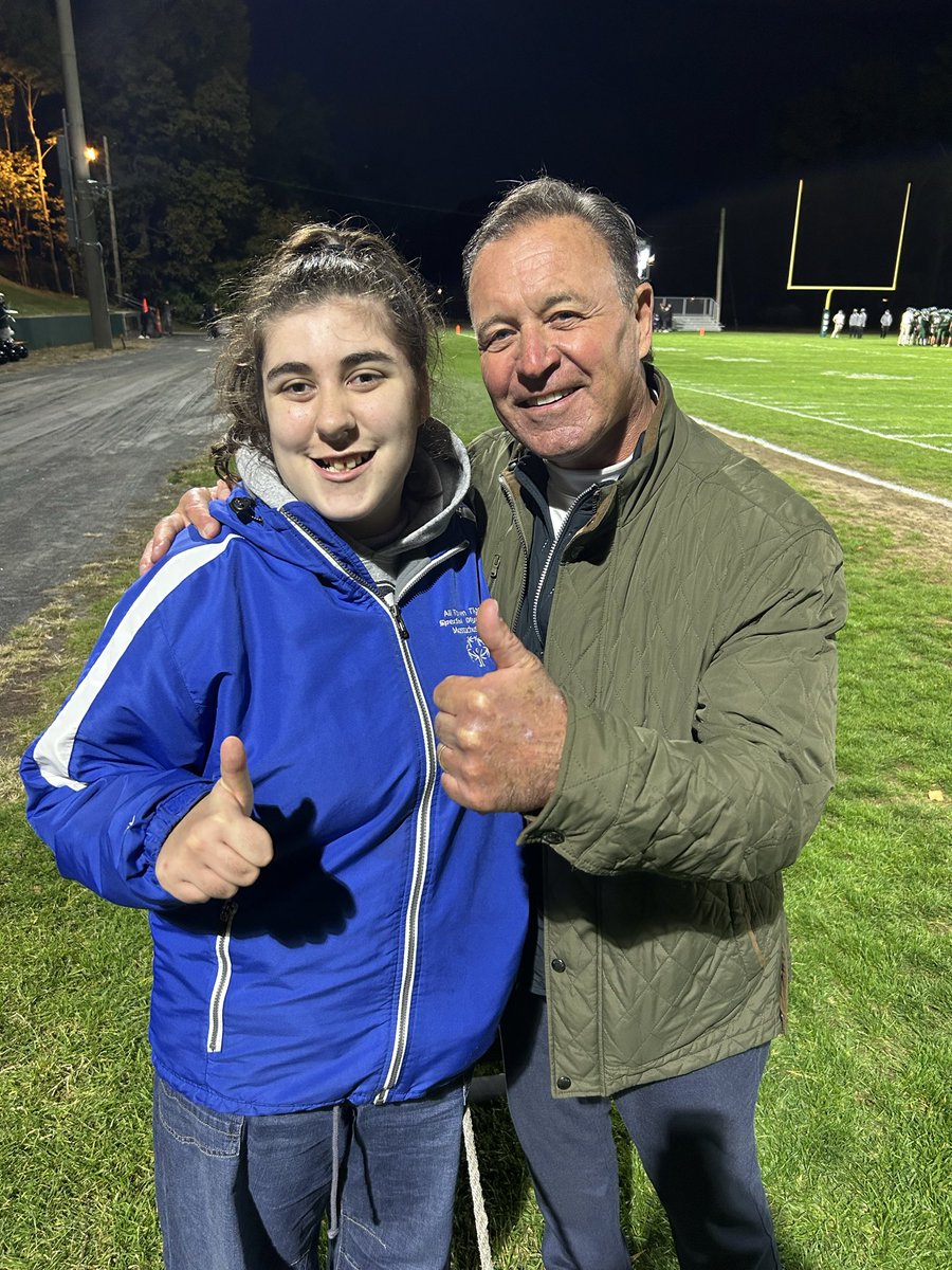 My guy <a href="/ButchStearns/">Butch Stearns</a> is one of the best guys out there!  He did a story about my “Special Olympian” daughter and her participation on a club hockey team years ago…today he saw her at a football game and immediately said hi and reconnected with her!  He’s a class act!