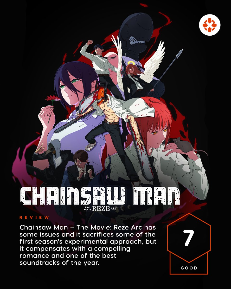 IGN's tweet image. Though it has some issues, Chainsaw Man – The Movie: Reze Arc makes the most out of the limitations of the anime arc movie by delivering a compelling and hauntingly beautiful romance accompanied by one of the best movie soundtracks of the year.
Our review:…
