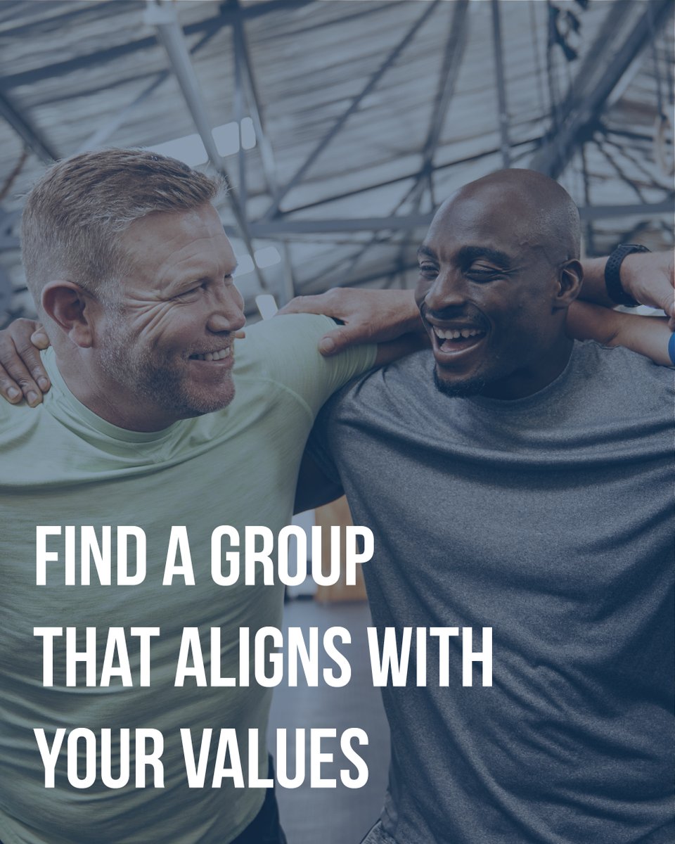 menshealthfdn's tweet image. Working out together builds more than muscle.
Men who train in groups stick with it longer and feel better doing it. Swipe for some quick tips on how you can participate in group fitness and read more about why at dcm.tips/45x8ogQ
#StrongForLife #Community