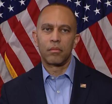 Hakeem Jeffries says Trump is an “out-of-control President” and if anyone comes at him again with offensive memes, he’ll take swift action.

How do you respond?