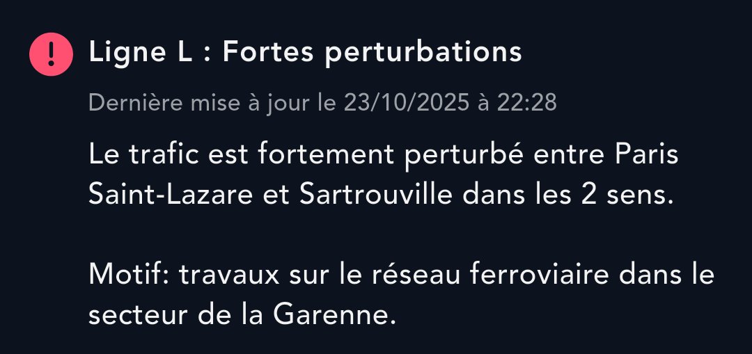 Poketchouu's tweet photo. Mouais, pas fan de ça 🤔 #ligneL
Hier, ils ont supprimé l'avant dernier, celui de 0h14 au départ de Paris, mais pas ce soir.
Un trou de 30 min précède le dernier train de la L3 et est quand même supprimé. ❓
Une solution a-t-il été mise en place ?
(@Plusdetrains 👀) https://t.co/MEy8jnfCXM