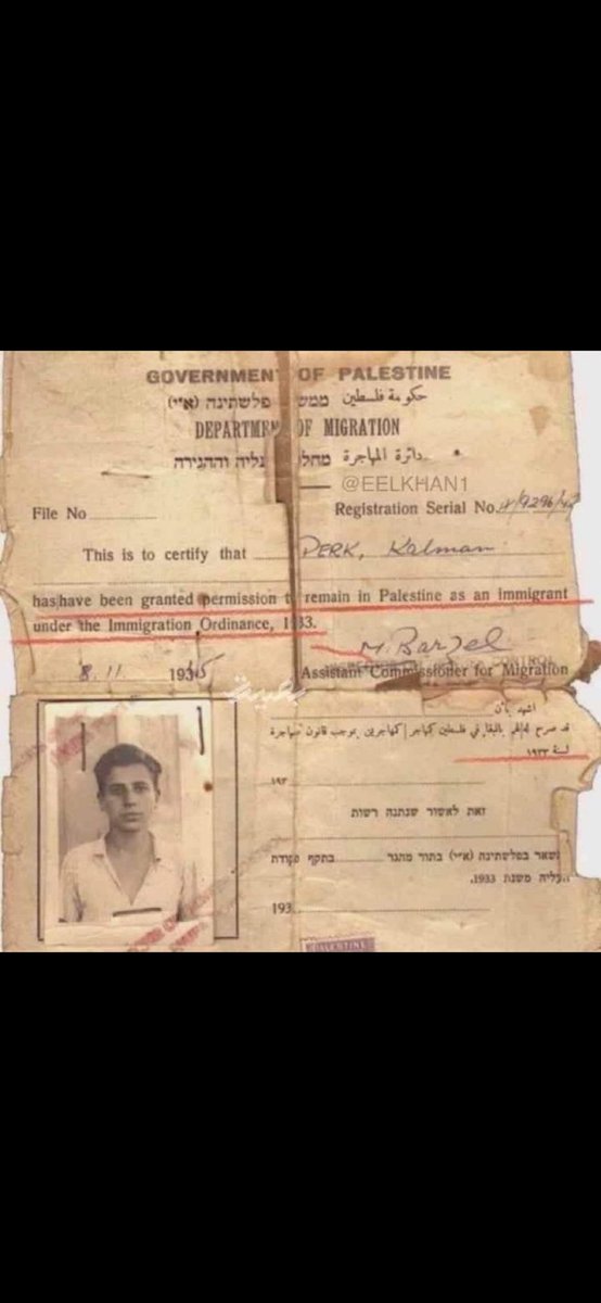 saho_eritrea's tweet image. Jewish people came to Palestine as refugees with these permits.

They now claim to own the land...

Every one of these Jewish migrants seeking refuge in Palestine made the following oath.

I, [name], swear by Almighty God that I will be faithful and loyal to the Gov of Palestine