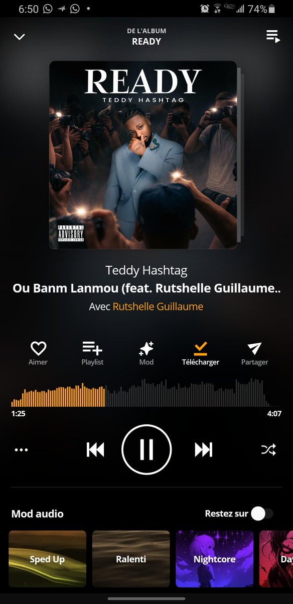 Prefere m sou Album Teddy Hashtag la se ak <a href="/rutshelle/">Rutshelle Guillaume</a> li fè li.

✅