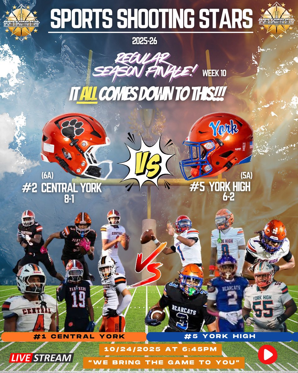 Hey Sports Fans! 👋 

We only have ONE MORE WEEK of regular season football left! 

Let’s shine 🔦a light on some of the brightest stars from Week 9! 🍿 🏈 💥 

Check out Sports Shooting Stars Players of Week! 

Top 5 QBs // 
Top 5 Offensive Players // 
Top 5 Defensive Players //