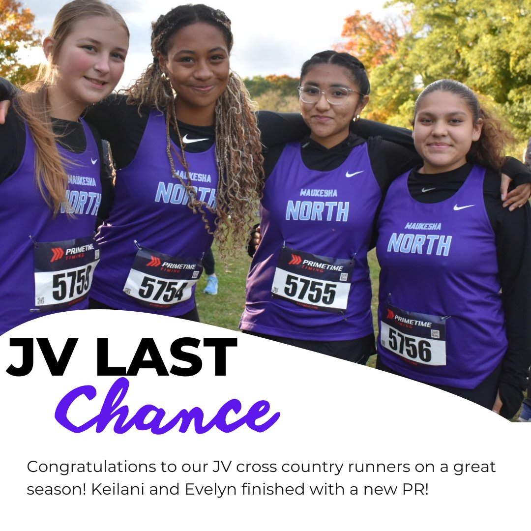 Congratulations to our JV runners on a great season!
