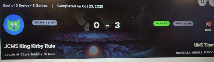 Big congrats to our newly formed ESports team on their first official match and win today! Stop by the TA room during Tiger Pride Night/Open House next Tues evening to see them in action! #GoTigers #ESports #SuperSmashBros!