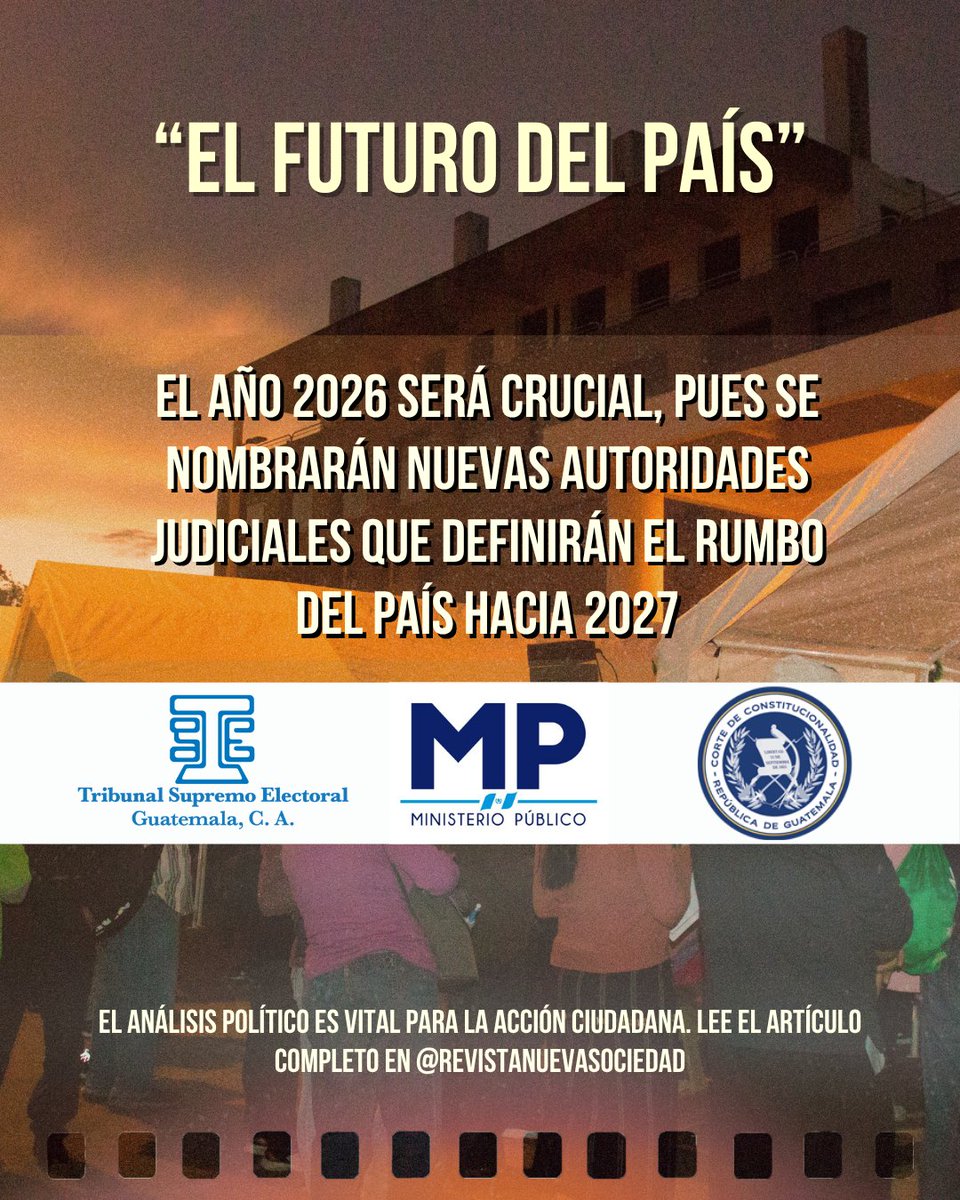 ¿Cómo se utiliza el sistema de justicia para atacar la democracia en 🇬🇹?
El país enfrenta una guerra judicial y comprender esta estrategia es clave para el ejercicio político.
nuso.org/articulo/guate…
#Guatemala #DemocraciaGT #AnálisisPolítico #Lawfare