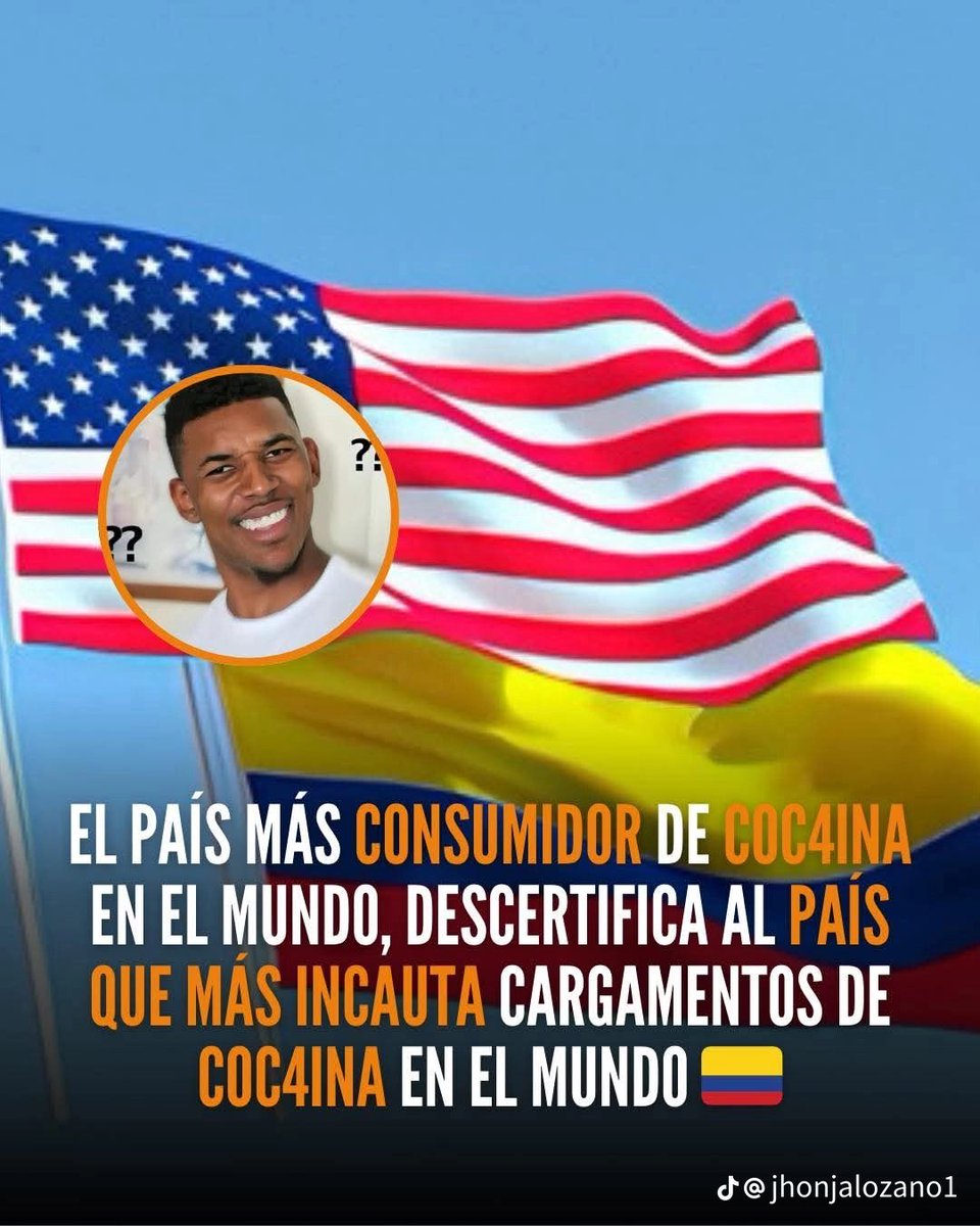 <a href="/PachoSantosC/">Pacho Santos</a> 🤣 está entreteniendo a los bobos para no asumir su condena por 34 cargos y bloqueando los files de Epstein. Si los gringos no consumieran tanta droga, no habría tanta guerra entre carteles.