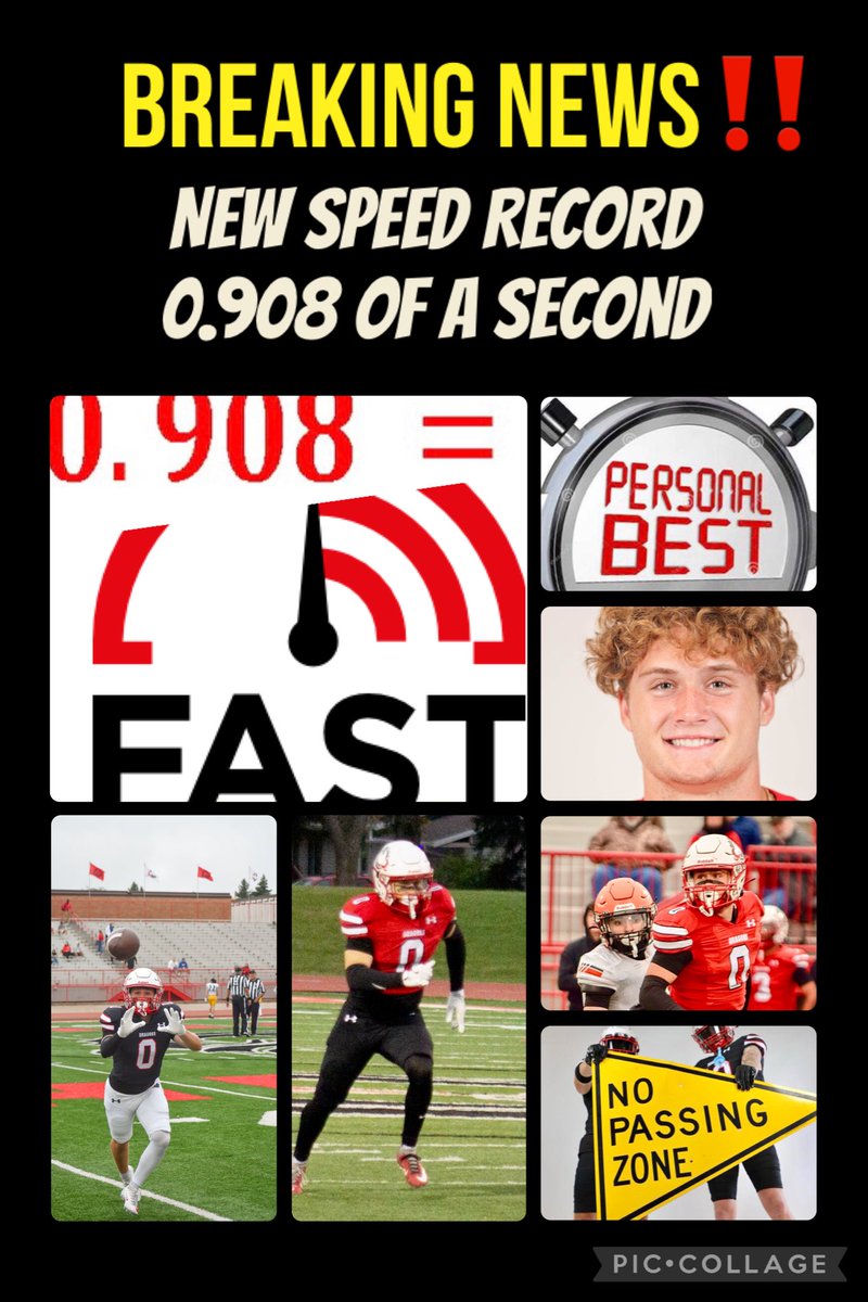 Mark49075016's tweet photo. Breaking RecordsβΌοΈAnother Great accomplishment. @HunterMac09 Hunter MacGillivray #0 MSUM Safety/DB! Tested off the Chart Fast! Posting a PR & Team Top SPEED RECORDS of 0.908 of a sec flying 10 speed record todayβΌοΈβ€οΈπ€ππ #NeedforSpeed #HitZero #0 @D1_Rejects @NorthernSunConf @msum_football @TheFlagSports @HotMicWDAY @d2fbspotlight @NSICChuck @CoachRoehrich @HotMicWDAY @d2fbspotlight