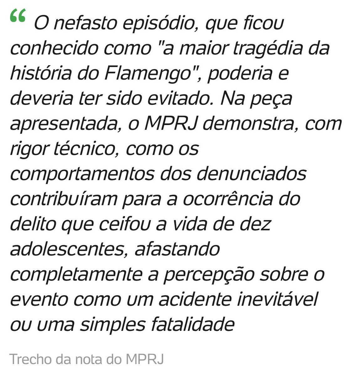 LuisAdorno's tweet image. Justiça absolve todos os réus envolvidos no incêndio do Ninho, que matou 10 crianças em 2019 que estavam sob responsabilidade do Flamengo: uol.com.br/esporte/futebo…
