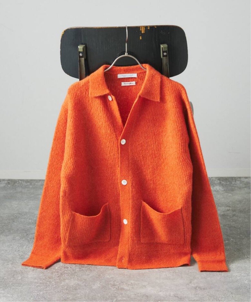 J.S stead ジャーナルスタンダード 赤 アルパカカーディガン L J.S stead ジャーナルスタンダード 赤 アルパカカーディガン L