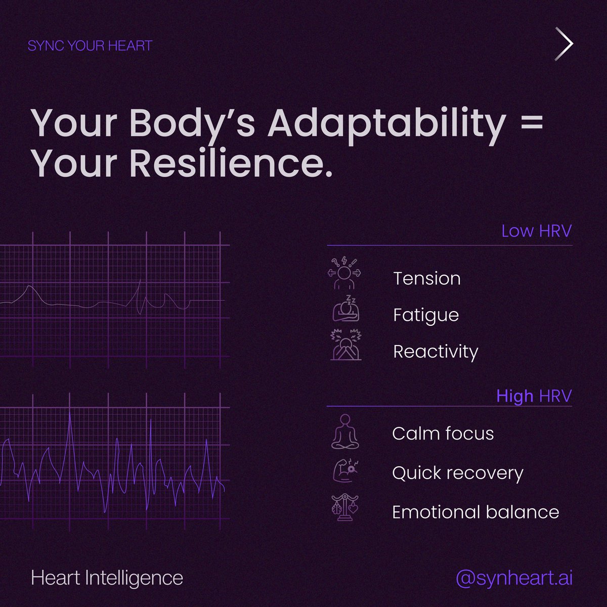 synheart_ai's tweet image. Breathe deeper. Live slower. Sync smarter.

#Synheart #HeartIntelligence #HRV #Focus #FlowState #WellnessTech