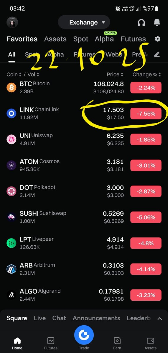 GoodPersonCoin's tweet image. #Link bu hallere düşecek coin değil.
22.10.2025
#gpcx #ChainLink 
#botcoin #ethereum
#solana #avax