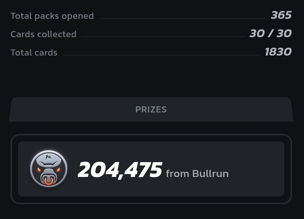 Just snagged another ~5k bulls in <a href="/infinex/">Infinex</a> Bullrun with a timely lock 😤

These are about to be redeemable in the next edition of Craterun 👀

What we thinking this is worth?