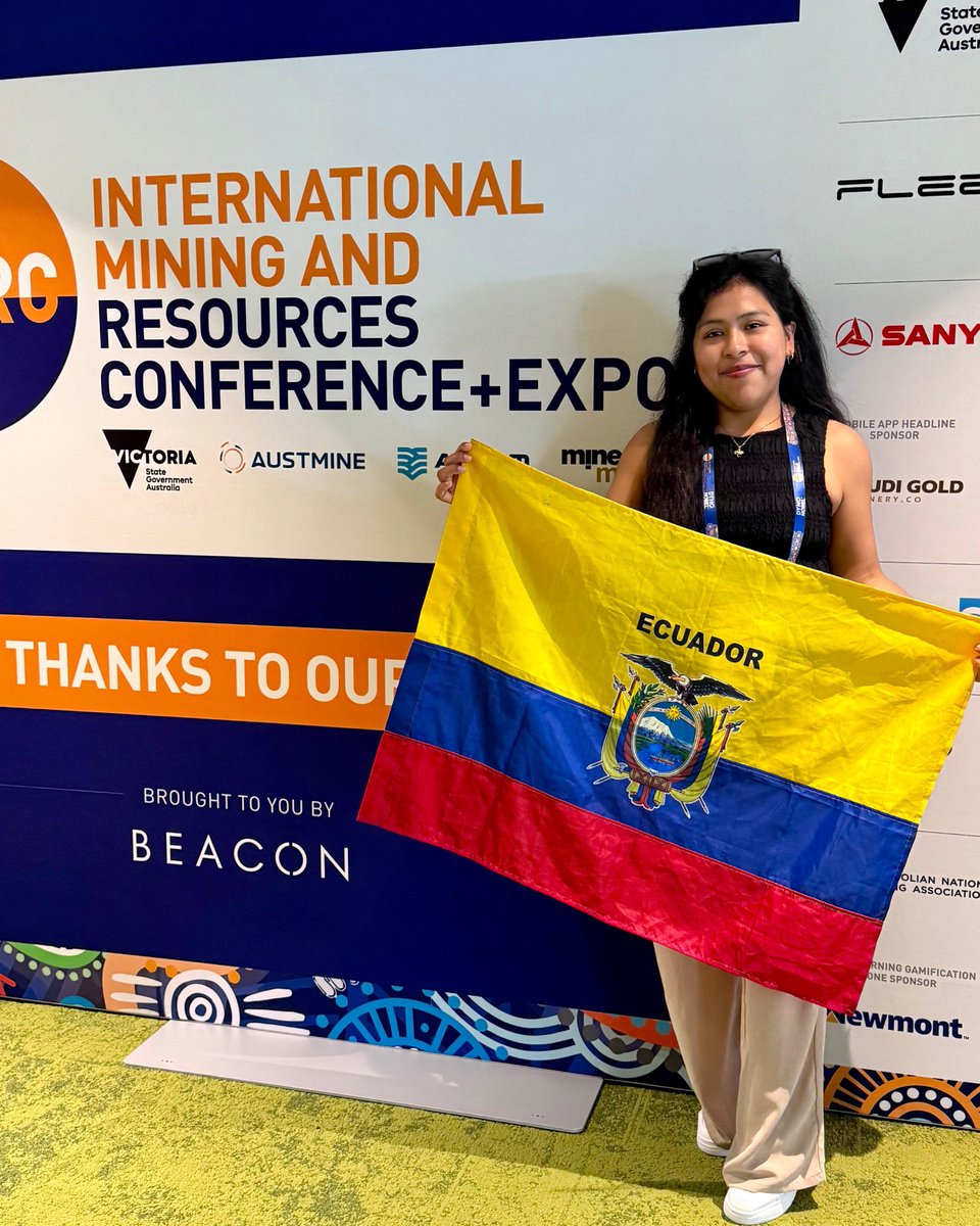 WIM Ecuador en IMARC 2025 – Sydney, Australia 🇪🇨🇦🇺Women in Mining Ecuador, con el apoyo de Newmont Australia y Newmont Ecuador, vuelve a ser parte de esta gran cita internacional, fortaleciendo la presencia de nuestro país y de las mujeres ecuatorianas en el sector minero global.