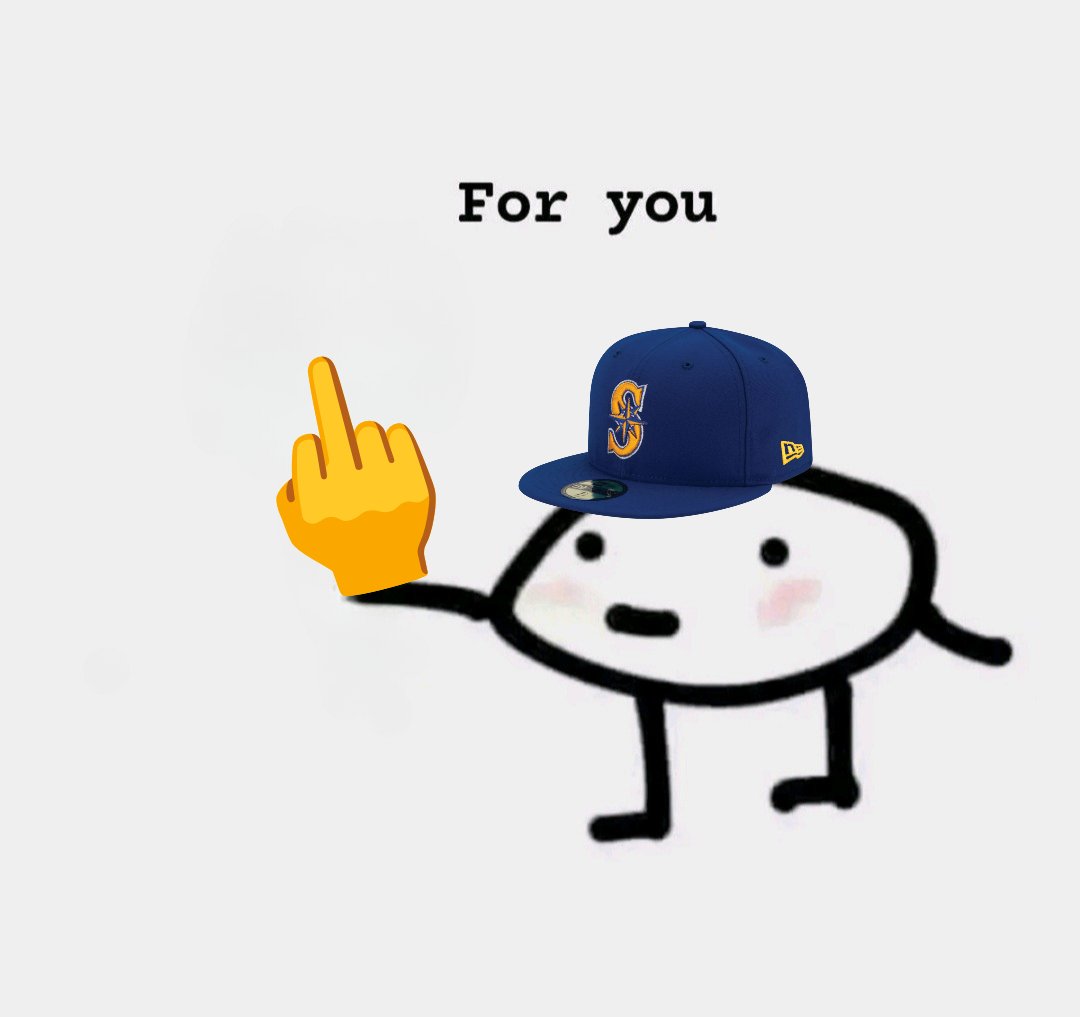 shakeitupbabyy's tweet photo. Such loser behavior from someone who didn't even make the playoffs *because of the Mariners*. Get wrecked. https://t.co/dXs1twyrJw