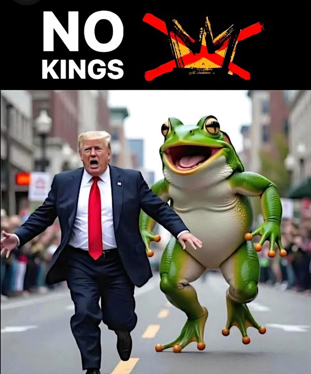 LiddleSavages's tweet image. NO KINGS IN AMERICA 👑

#NoKings 
#NoKingsProtest 
#NoKingsInAmerica 
#NoKingsDayOct18th