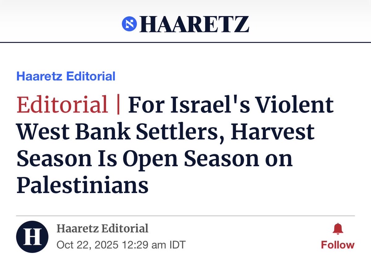 mamoun_linda's tweet image. Israel has normalized this horror to the point where they can say it’s “open season on Palestinians” and no one even blinks.
