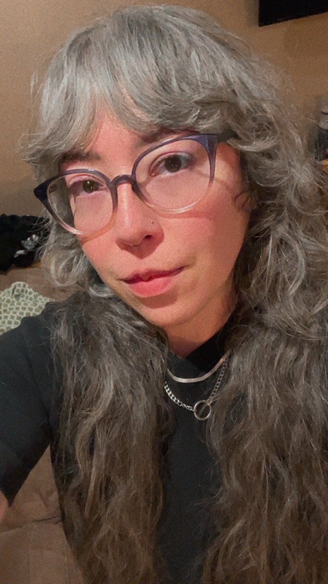 i keep saying that i desperately need a haircut but this is what my hair air dried into today so …