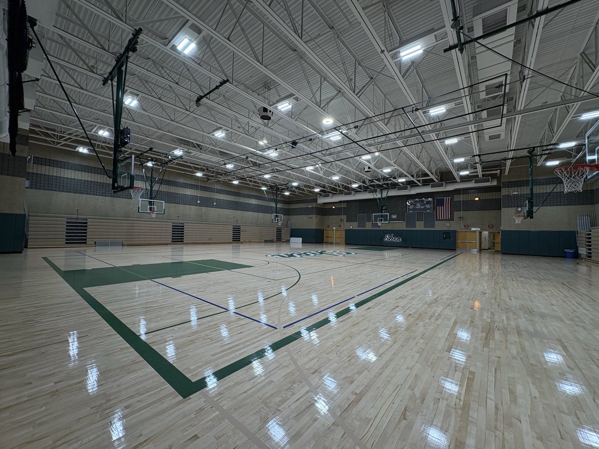 #TodaysOffice
Shenendehowa

Volleyball held down the main gym, but hey, the secondary isn’t a bad gig. Open gym season is in full swing for the more competitive HS programs, including <a href="/ShenGirlsHoops/">ShenGirlsHoops</a>, who had ~25 in the building getting in some preseason work. Never let a year go