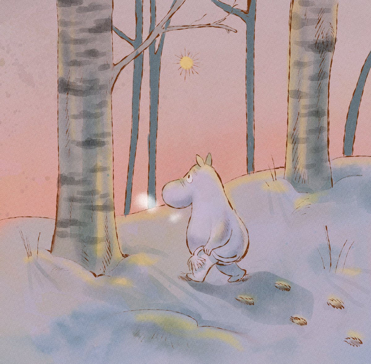 gumiibugz's tweet image. no longer will I fear backgrounds, they fear me! #themoomins #snufkin
