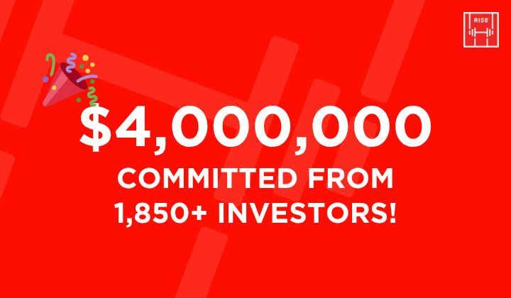 RiseRobotics's tweet image. WE DID IT! We’ve raised over $4 MILLION and, thanks to you, RISE is now officially one of the top 80 Reg CF campaigns of ALL TIME.

Invest or increase your investment today to drive a cleaner, more efficient future for heavy machinery: hubs.ly/Q03PCXNj0