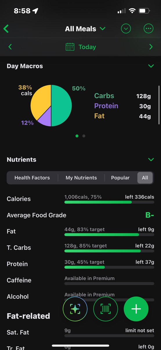 kokokals's tweet photo. tuesday (10/21) 
1006 cals 
30g protein 
.
.
.
should have had more protein probably, but i was just snacky today https://t.co/imC0mjgU0o