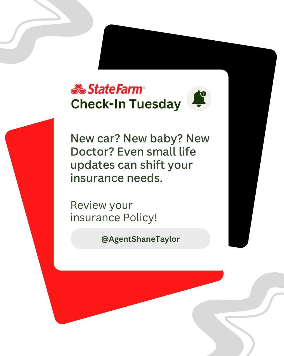 agentshanetsf's tweet image. 🌟 Your life changes, your coverage should too. Take 10 minutes this week to call us and let’s make sure your policy  still fits your life today.

@AgentShaneTaylor 
📞(818)-906-8282
📩shane@agentshanetaylor.com

#shanefromstatefarm #insuranceagent #freeinsurancequote #insurance