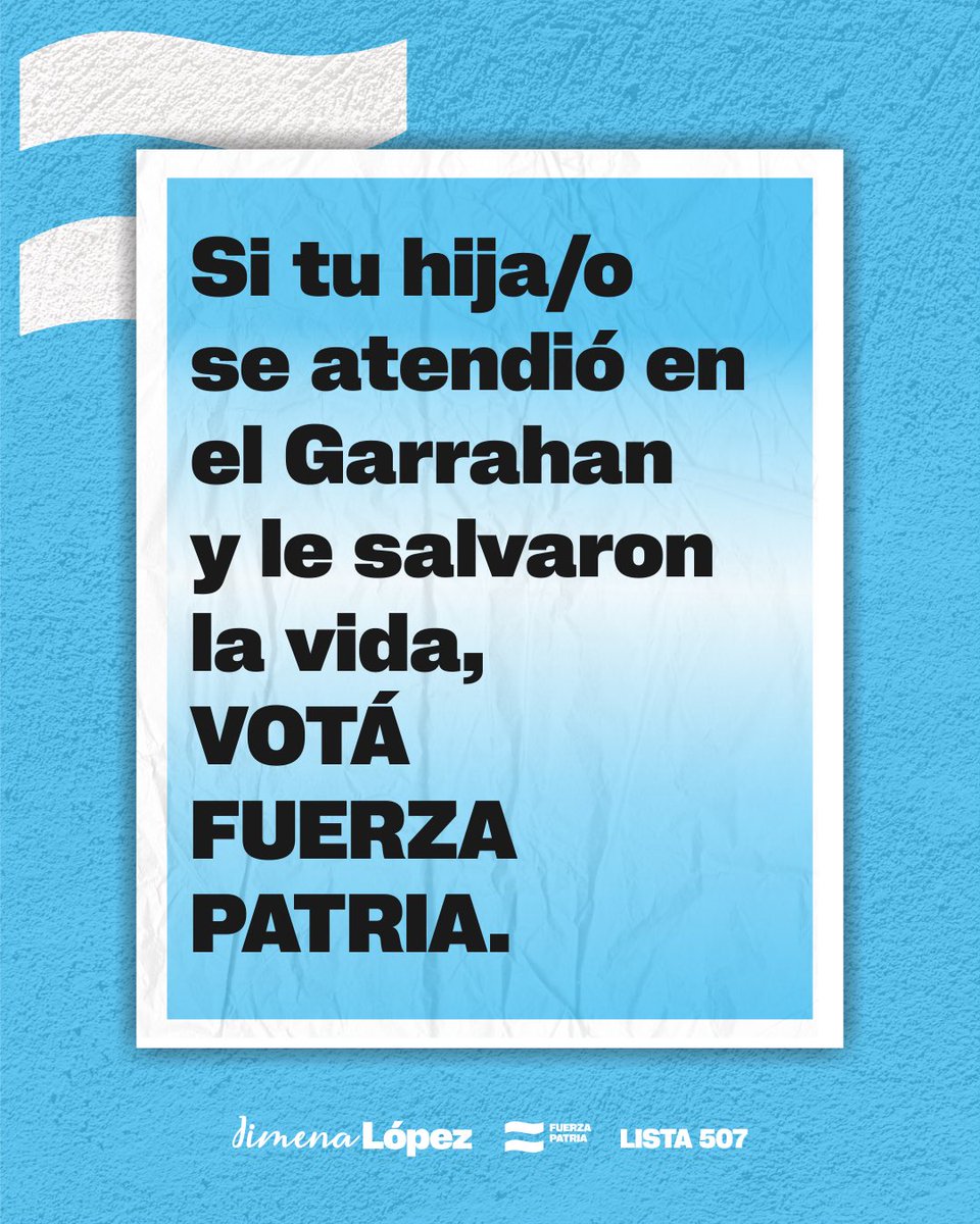 MaJimenaLopezOk's tweet photo. ¿Cómo explicás que el Presidente le quita el financiamiento a la salud que le salva la vida a tu hijo?

🇦🇷 https://t.co/PBlhKLVxV5