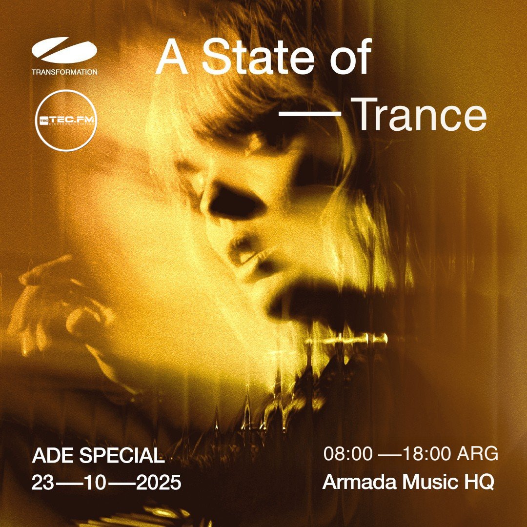 TEC RADIO se complace presentarles la transmisión anual de "A State of Trance" de Armin van Buuren desde el Amsterdam Dance Event. El espectáculo se emitirá en directo, este jueves, a partir de las 8 de la mañana de Argentina, con Armin, Ruben y muchos invitados especiales.