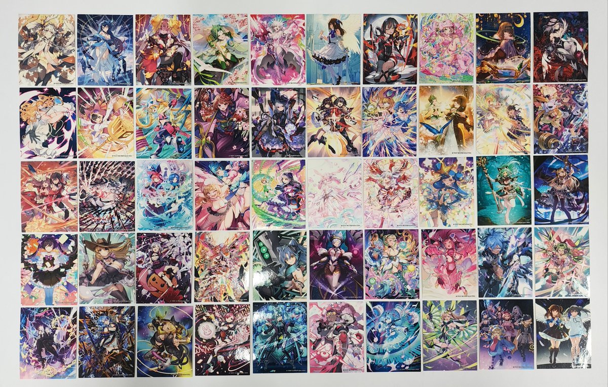 ウィクロス WIXOSS フルアートステッカー　シール　250枚セット 💡キャンペーン情報】 「RESONANCE SELECTOR」発売記念‼️ フルアート