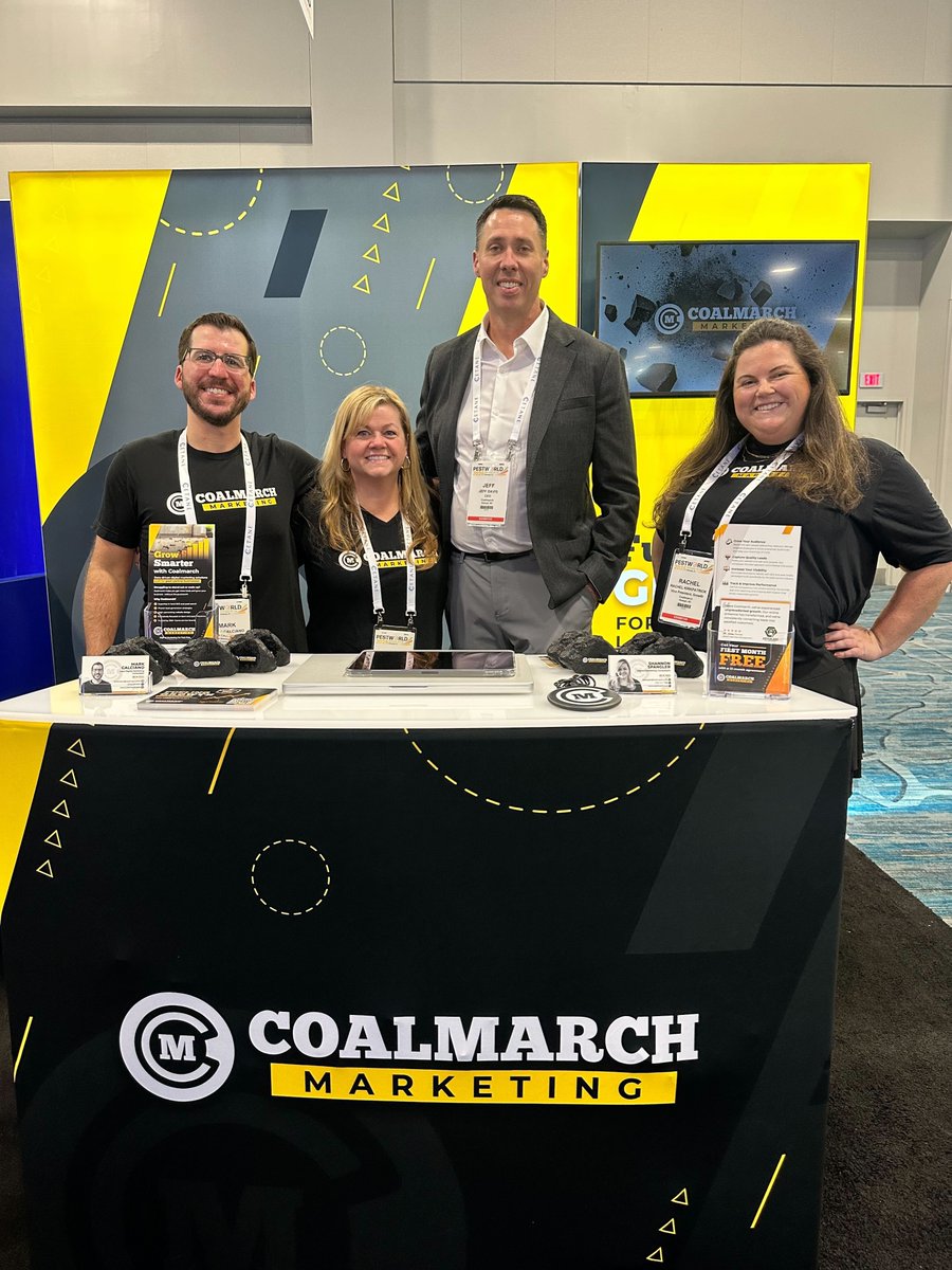 Day 1 at PestWorld is complete! 🎉
We’ve loved catching up with old friends, meeting new faces, and sharing what’s new at Coalmarch Marketing. Looking forward to the rest of the week! We'll see you tomorrow at Booth #218!
#CoalmarchMarketing #PestWorld2025