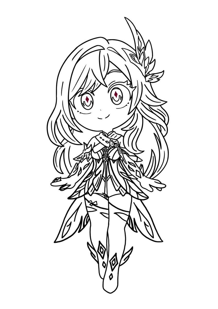 RulerPixel's tweet photo. Skirk chibi 🖌️
Cute and adorable, but don’t forget how strong she is.

#Skirk #GenshinImpact #LineArt #ArtWork #ClipStudioPaint #Drawing https://t.co/n1R89zpd9S