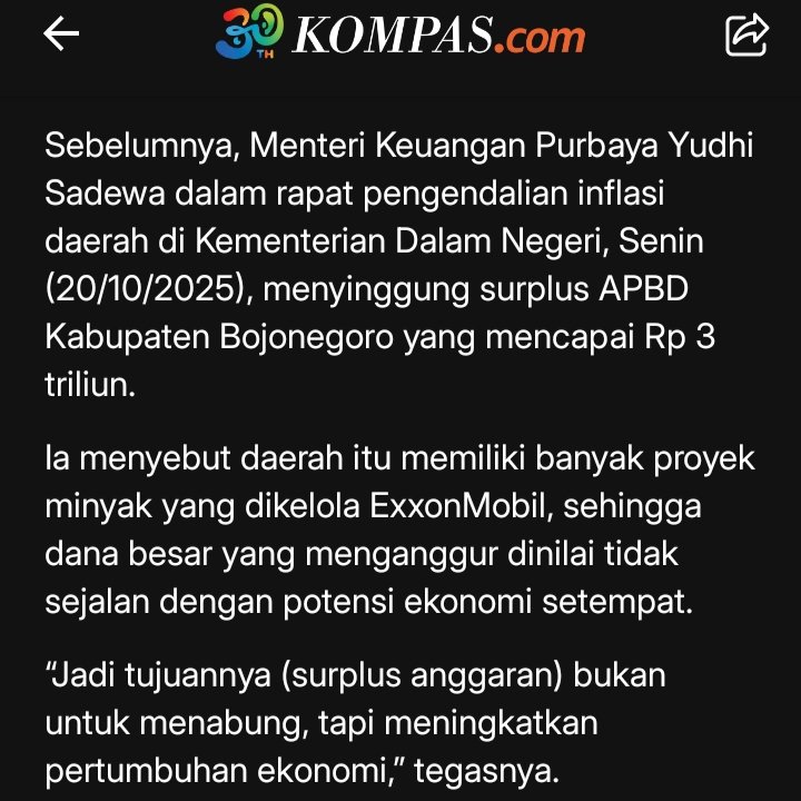KerjaHasil_id's tweet image. Daerah kaya hasil bumi cenderung terlambat pembangunannya karena #pemda lebih rajin nabung ketimbang meningkatkan pertumbuhan #ekonomi. Begitulah kura2. #apbd #bojonegoro
