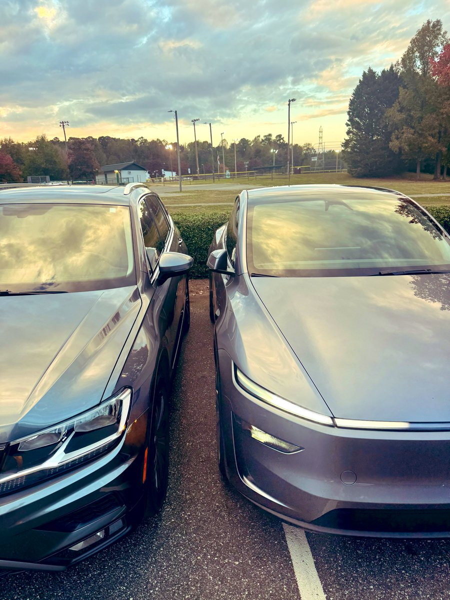 When the wife parks on the end and leaves plenty of room because she knows I’ll park like this anyway 👌🤣