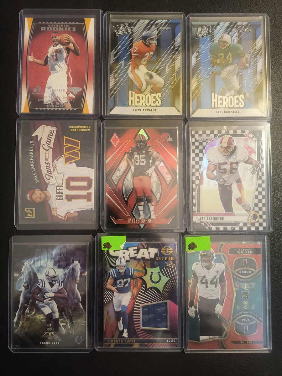 C-Ball Cards & Consignments (@cball_cards) on Twitter photo $2 each
Smith /999
Atwater /99
Campbell /99
Garrett /299
<a href="/M_Park80/">Mike Park</a> <a href="/Tremor1207/">Go Broncos</a> <a href="/divrdwn69/">Stephen Vandiver</a> <a href="/jpenny24/">Jon Penny</a> $2 each
Smith /999
Atwater /99
Campbell /99
Garrett /299
<a href="/M_Park80/">Mike Park</a> <a href="/Tremor1207/">Go Broncos</a> <a href="/divrdwn69/">Stephen Vandiver</a> <a href="/jpenny24/">Jon Penny</a>