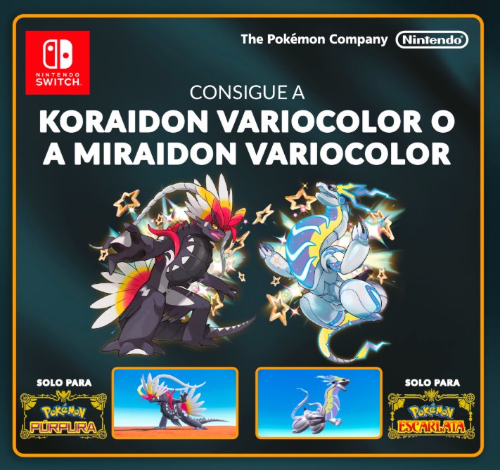 🎁✨Último Sorteo Códigos Shiny Miraidon y Koraidon✨🎁

4 ganadores🎉

Para poder participar solo hay que dar RT♻️

Comentar tu edición o seguirme es opcional⚠️

Termina mañana 22 de Octube a las 19:30 aprox⏳

Suerte🍀