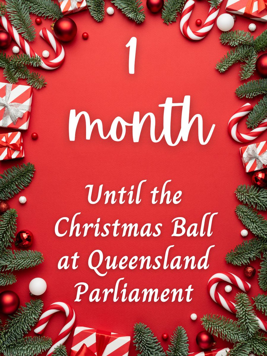 AMBCQ's tweet photo. Just one month left until the Christmas Ball at Queensland Parliament - book your tickets now at https://t.co/2EMsYvuHVM
#ambcq #australiamalaysia #christmasball2025 #internationalrelations #internationalbusiness #trade https://t.co/KIt2bRbSqn