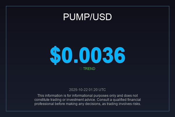 _globalimpact's tweet photo. $PUMP is holding its ground at $0.0036. Is this the base for a serious climb or just a breather? If you're spotting that bullish momentum, let's spread the word! RT if you're ready for lift-off! #PUMPAnalysis #AltcoinGems #CryptoTrading https://t.co/QSx8l2v5Ez