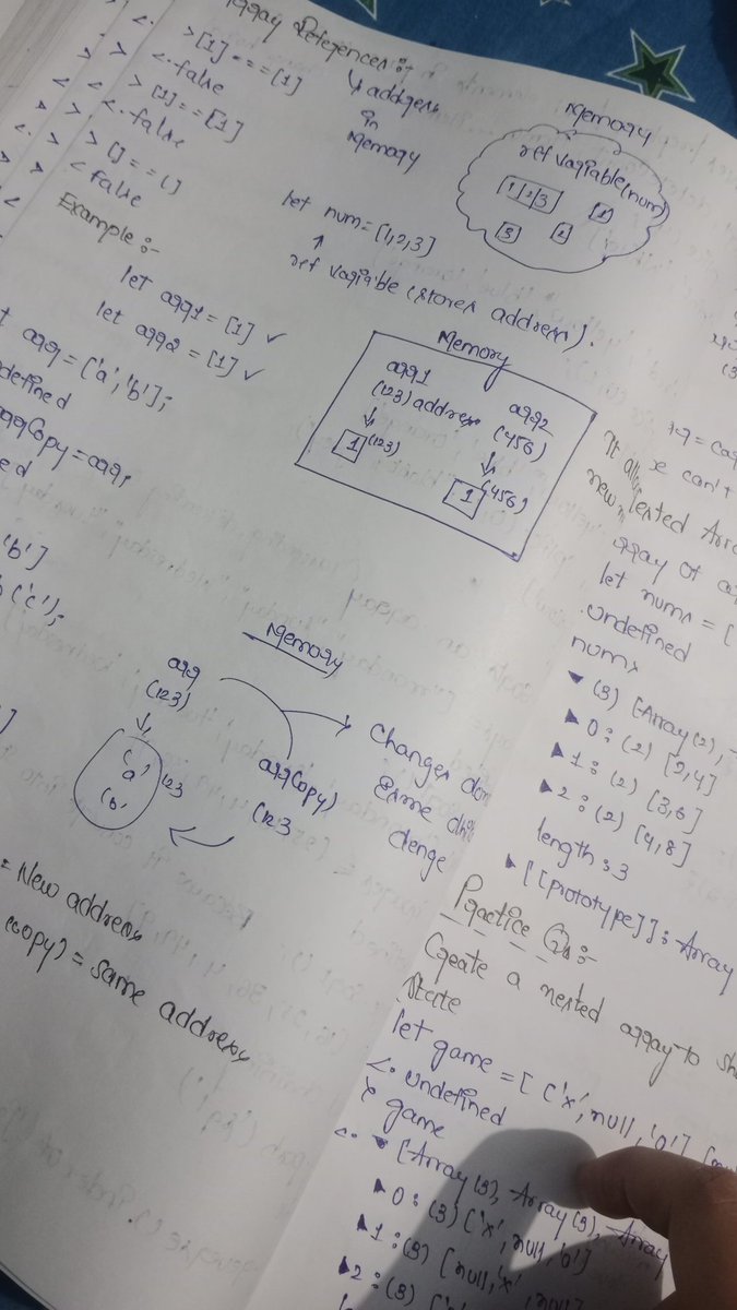 Zx_miss_lassie_'s tweet image. 58/100 of #100DaysOfCode
@ApnacollegeX @AmanDhattarwal sir, @ShradhaKhapra_ mam. 
✅Js-[ ]-methods-ref- Const .They  are like relation🛥️
 you can change  inside,
but if it’s const, don’t try to replace 😄map, filter, reduce therapy for your data &amp;amp; flat is just emotional heal😂