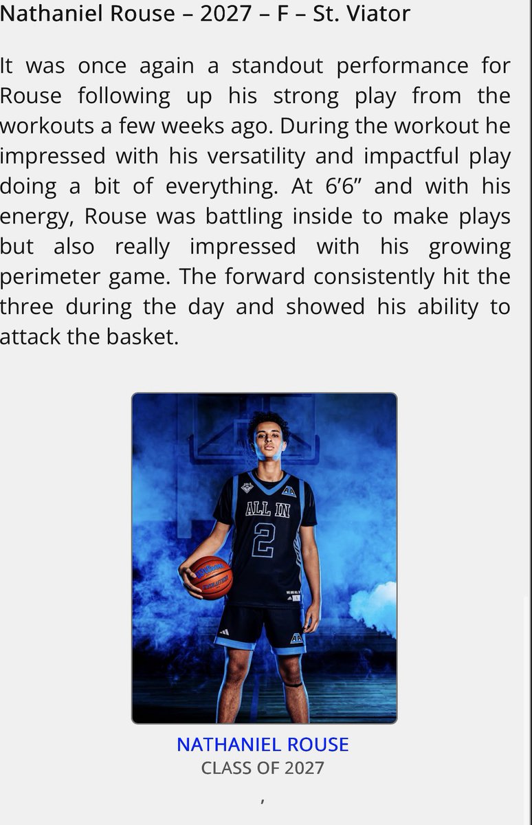 Thank you <a href="/Gibbs_Dan_/">Dan Gibbs</a>  for the write up.<a href="/AIAeliteboys/">ALL IN Elite Boys</a> <a href="/stviatorbball/">Saint Viator Boys Basketball</a>
