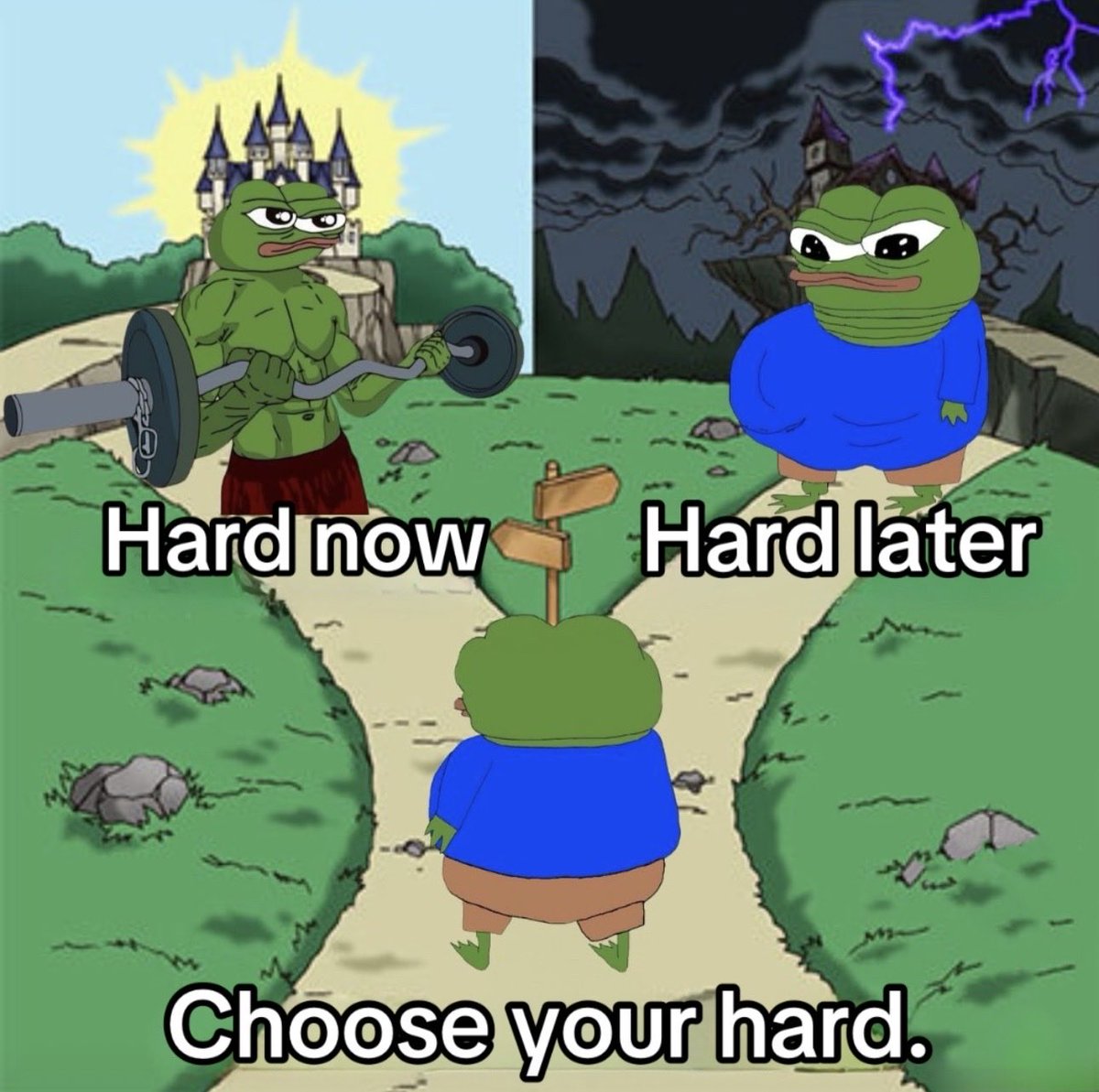 Choose your hard.