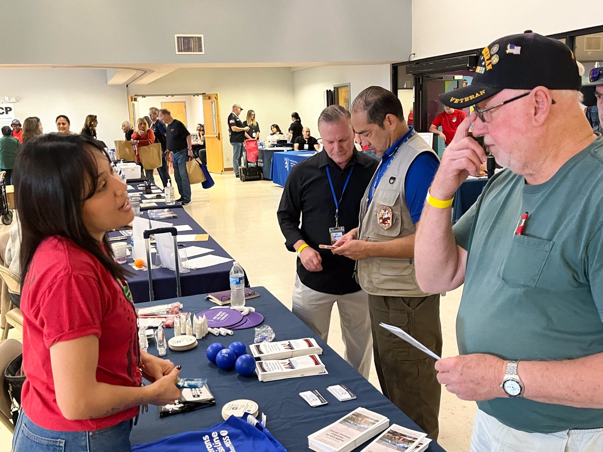 TucsonVA's tweet image. Our outreach team had an amazing time at the Cochise County Veteran Stand Down! Thank you to everyone who stopped by and to Cochise Serving Veterans for your incredible work! #VeteranSupport #VAHealthcare #CommunityStrong #ThankYouVets