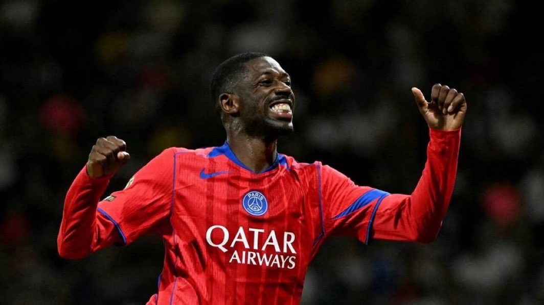 Ousmane Dembélé this season 🤯

5 games 🏟️
3 starts 🎬
3 goals ⚽️
2 assists 🅰️
5 G/A 🤝🏻
1 trophy 🏆 

Don’t forget about him in your ballon d’Or talks 😁