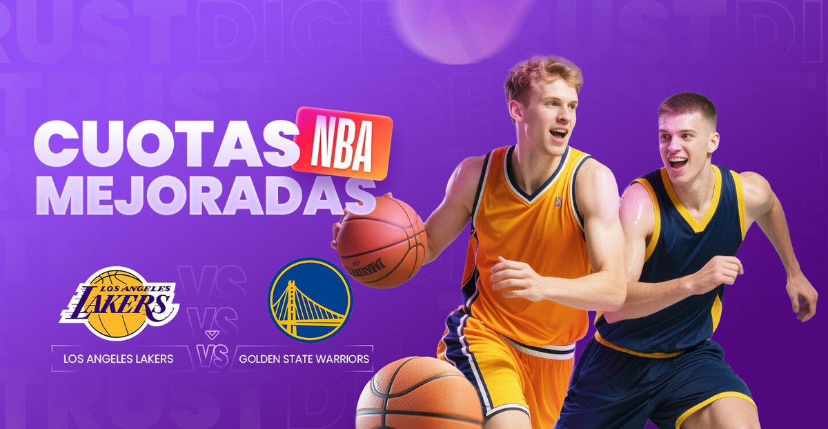 🏀 #Lakers vs #Warriors  en duelo épico ⚡
Las cuotas están más encendidas que un triple desde media cancha 🔥

¿Vas con los reyes de LA 👑 o con la dinastía de los Splash Bros? 🌊
Descubre las cuotas mejoradas y haz tu jugada 

💜 cutt.ly/9r8OIgiW