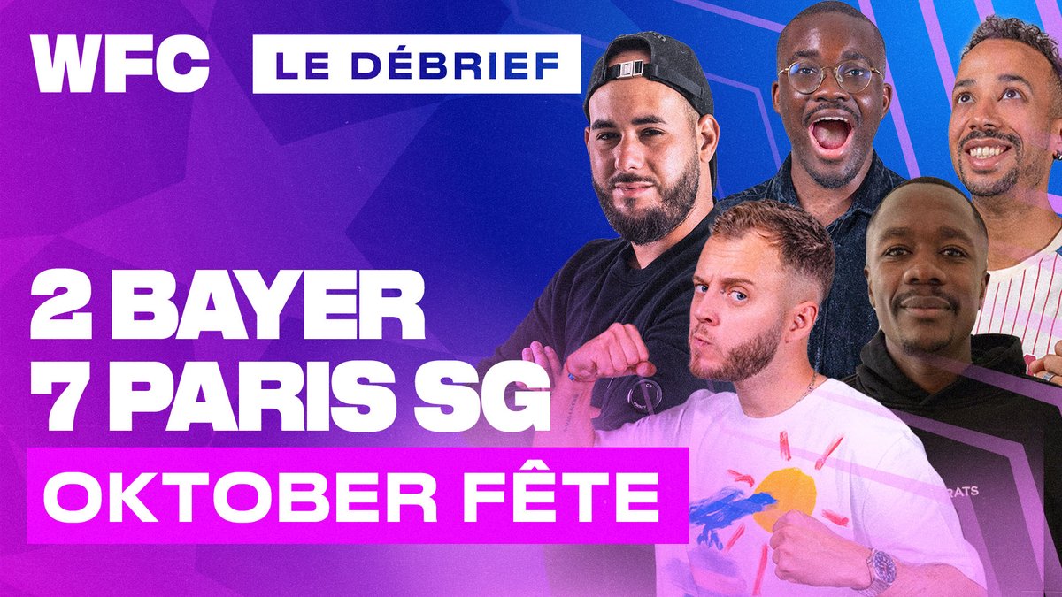 💊 Le PSG met une pilule au Bayer !

🚨 DEBRIEF MAINTENANT ▶ youtube.com/watch?v=0zuQDg…

🗣️ <a href="/EltoMok/">Elton Mokolo</a> / <a href="/TBonnavent/">Thomas Bonnavent</a> / Gianelli Imbula / <a href="/tidianymbo/">Tidiany M'Bo</a> / <a href="/walidacherchour/">𝚆𝚊𝚕𝚒𝚍 𝙰𝚌𝚑𝚎𝚛𝚌𝚑𝚘𝚞𝚛</a>